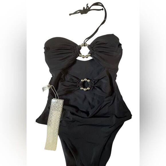 DEVON WINDSOR Nala Swimsuit black NWT - Picture 3 of 6